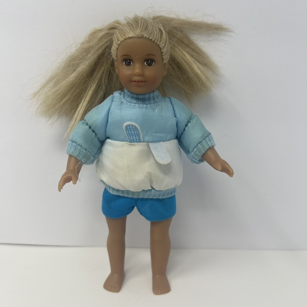American‎ Girl JULIE Mini Doll 6" with blonde hair brown eyes